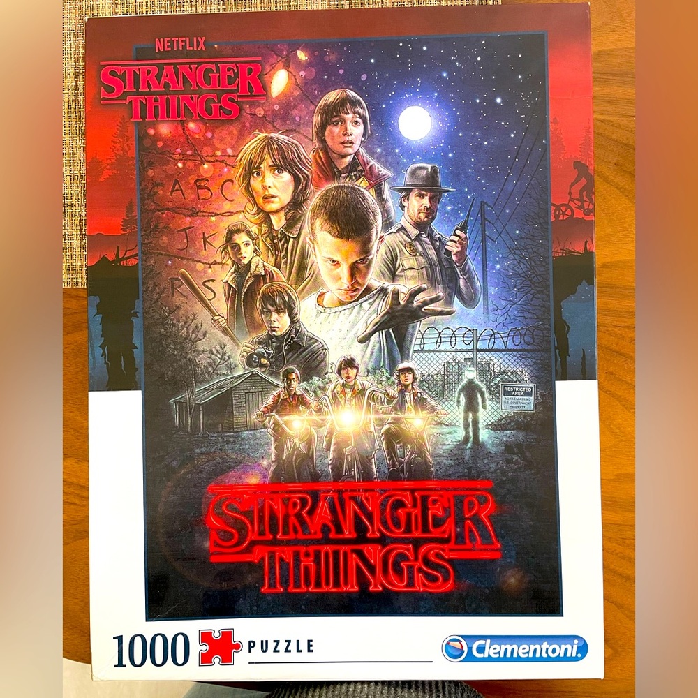 Stranger Things 1000 Piece Jigsaw Puzzle- New In Box